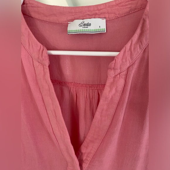 Devotion Twins pink cotton tiered dress - Picture 2 of 3